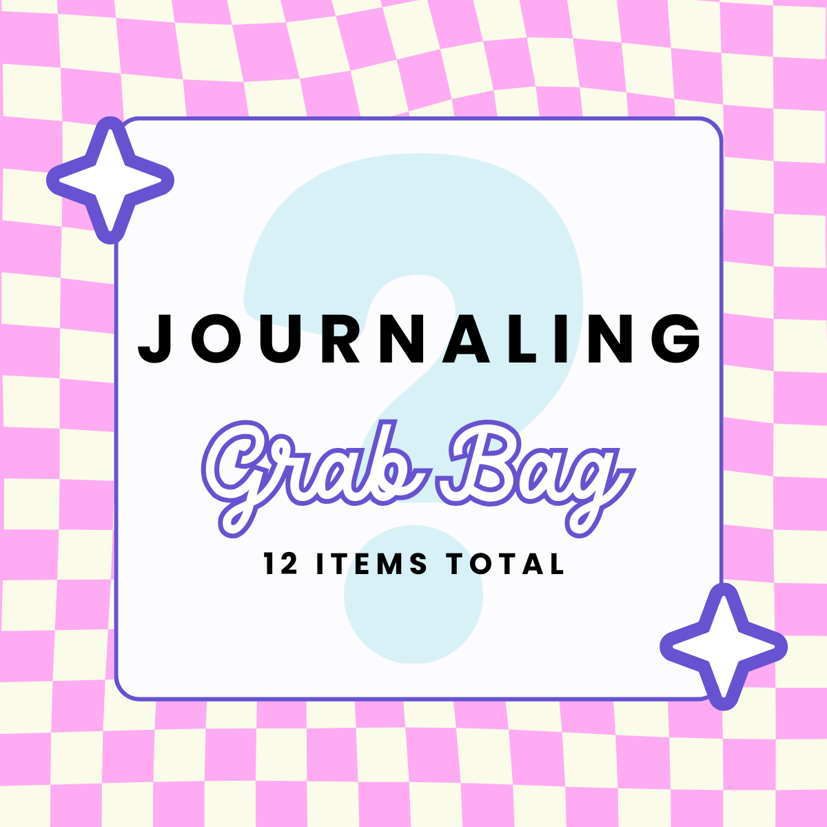 JOURNALING GRAB BAG / 5 STICKER SHEETS / 7 STICKERS